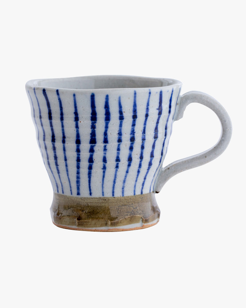 Mug, Bisque, Mukoku Series, Stripe