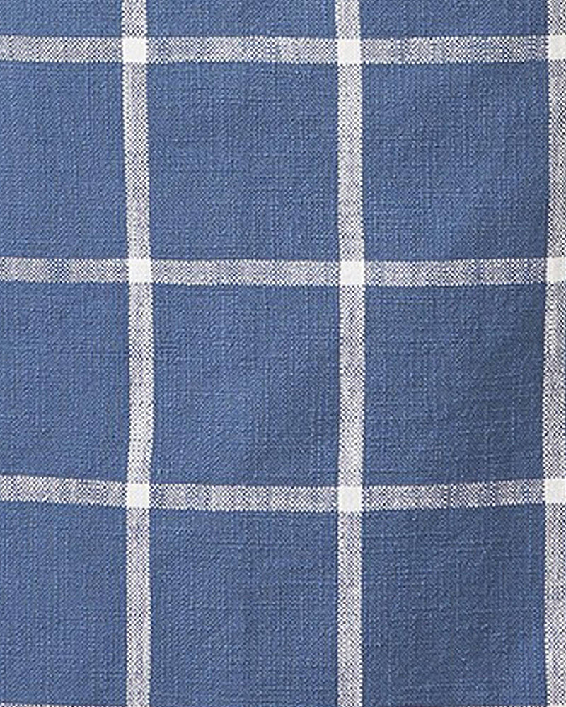 Tag, Classic Check Slub Apron, Blue