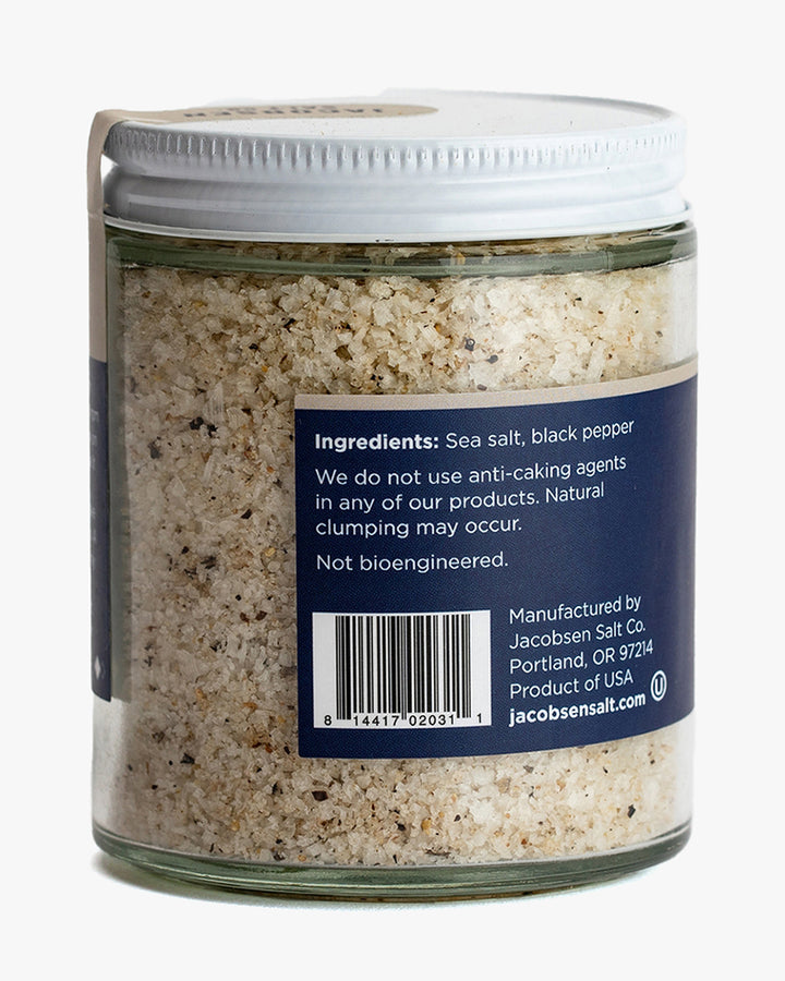 Jacobsen Salt, Black Pepper Salt Jar,