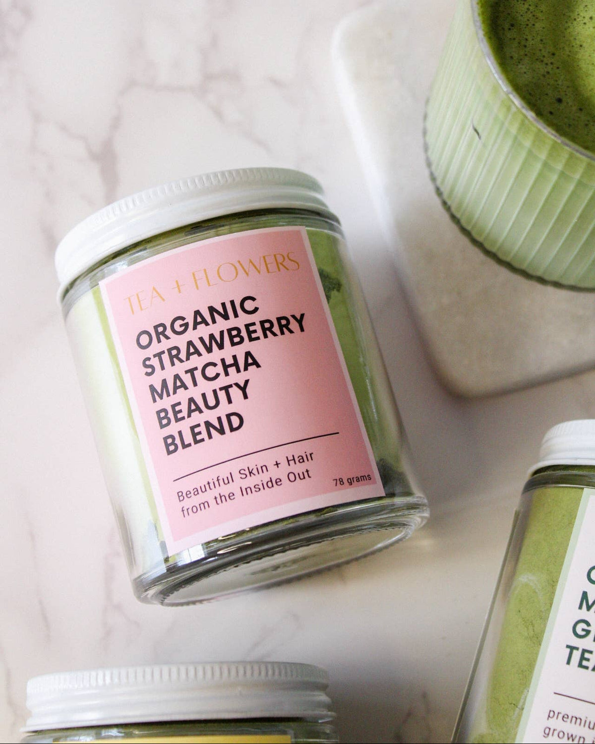 Organic Strawberry Matcha Beauty Blend