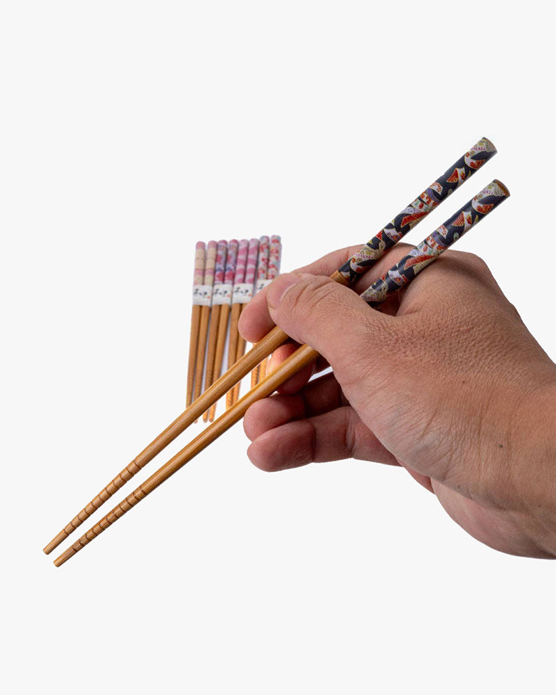 Urban Tokyo, 5 Piece Chopsticks Set, Floral Pattern