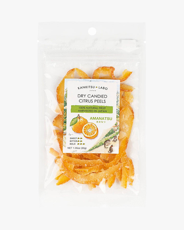 Kankitsu Labo, Dry Candied Japanese Citrus Peel, Amanatsu
