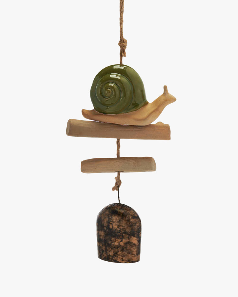 Maison, Ceramic Windbell Snail Design