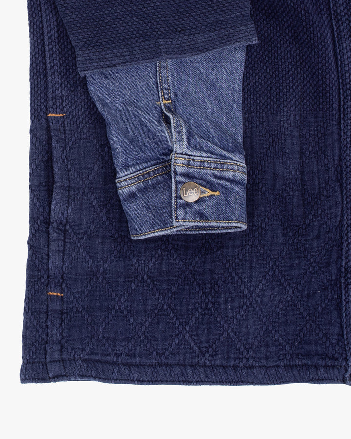 Kiriko Custom Kendo X Denim Jacket, L, Lee, Diamond Pattern