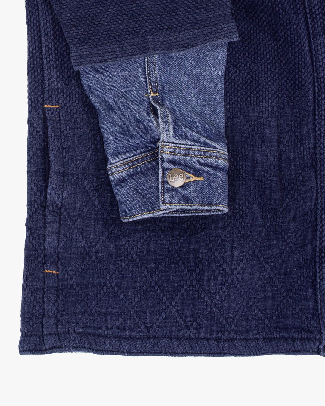 Kiriko Custom Kendo X Denim Jacket, L, Lee, Diamond Pattern
