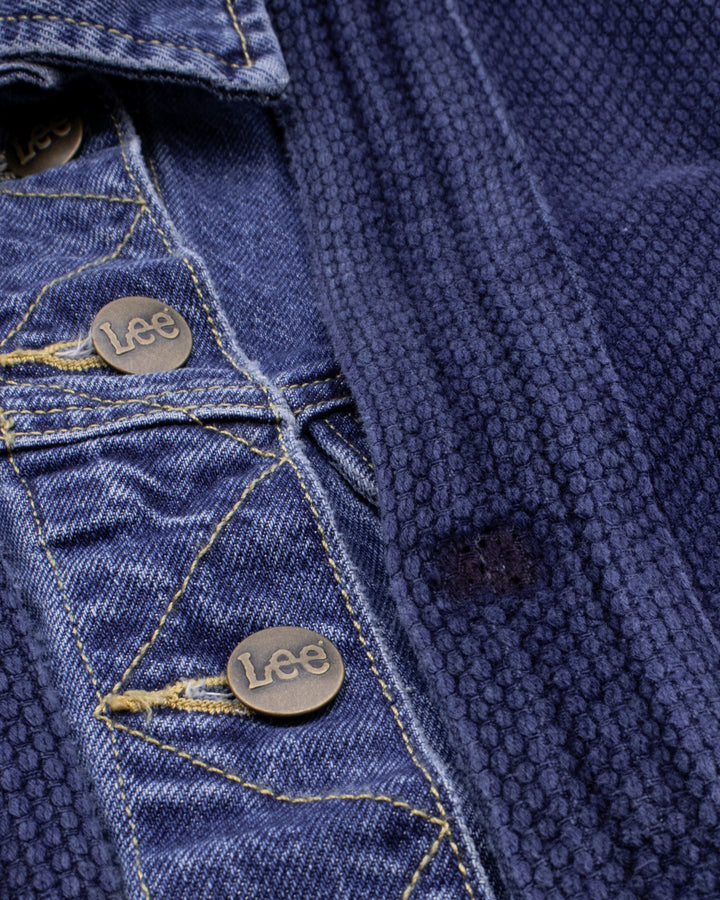Kiriko Custom Kendo X Denim Jacket, L, Lee, Diamond Pattern