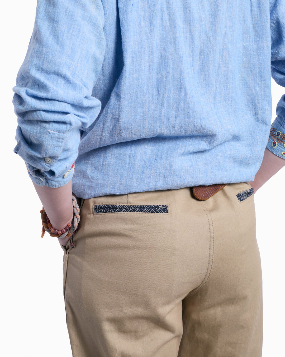 Kiriko Original Officer Trousers, Khaki, Small Multi