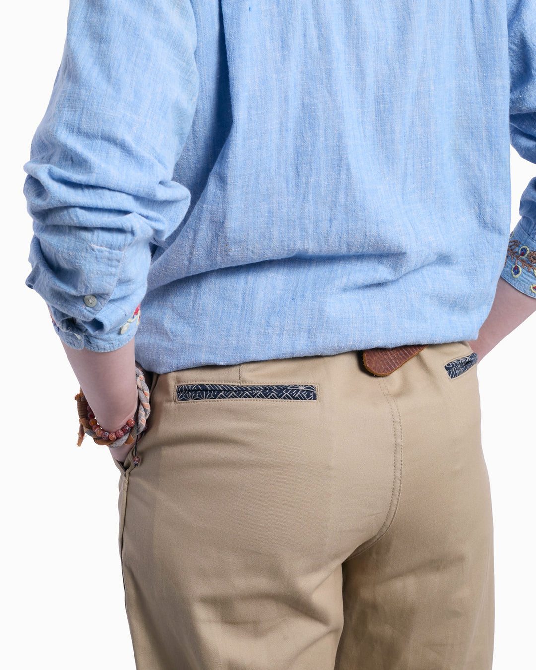 Kiriko Original Officer Trousers, Khaki, Small Multi