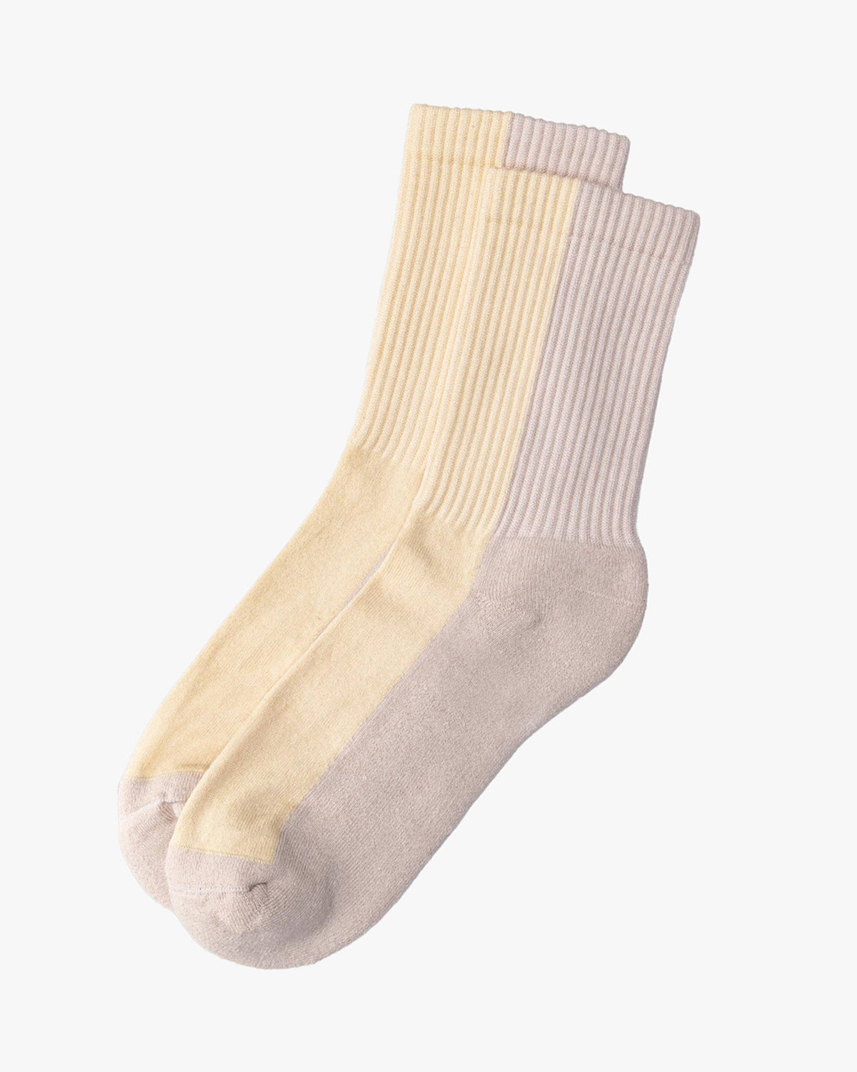 American Trench dual-tone crew socks at Kiriko Made