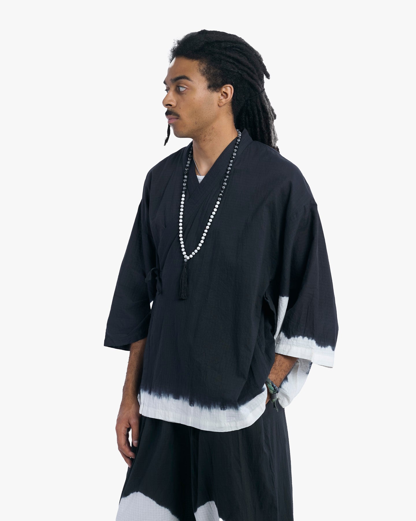 Wa Modern, Tie Shirt, Black, En