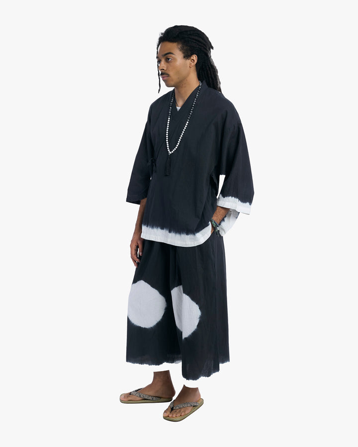 Wa Modern, Tie Shirt, Black, En