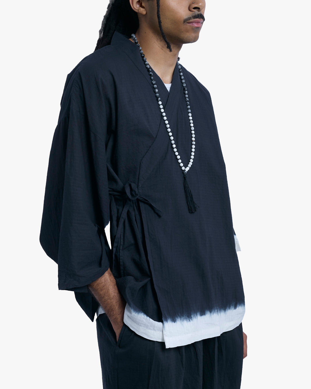 Wa Modern, Tie Shirt, Black, En