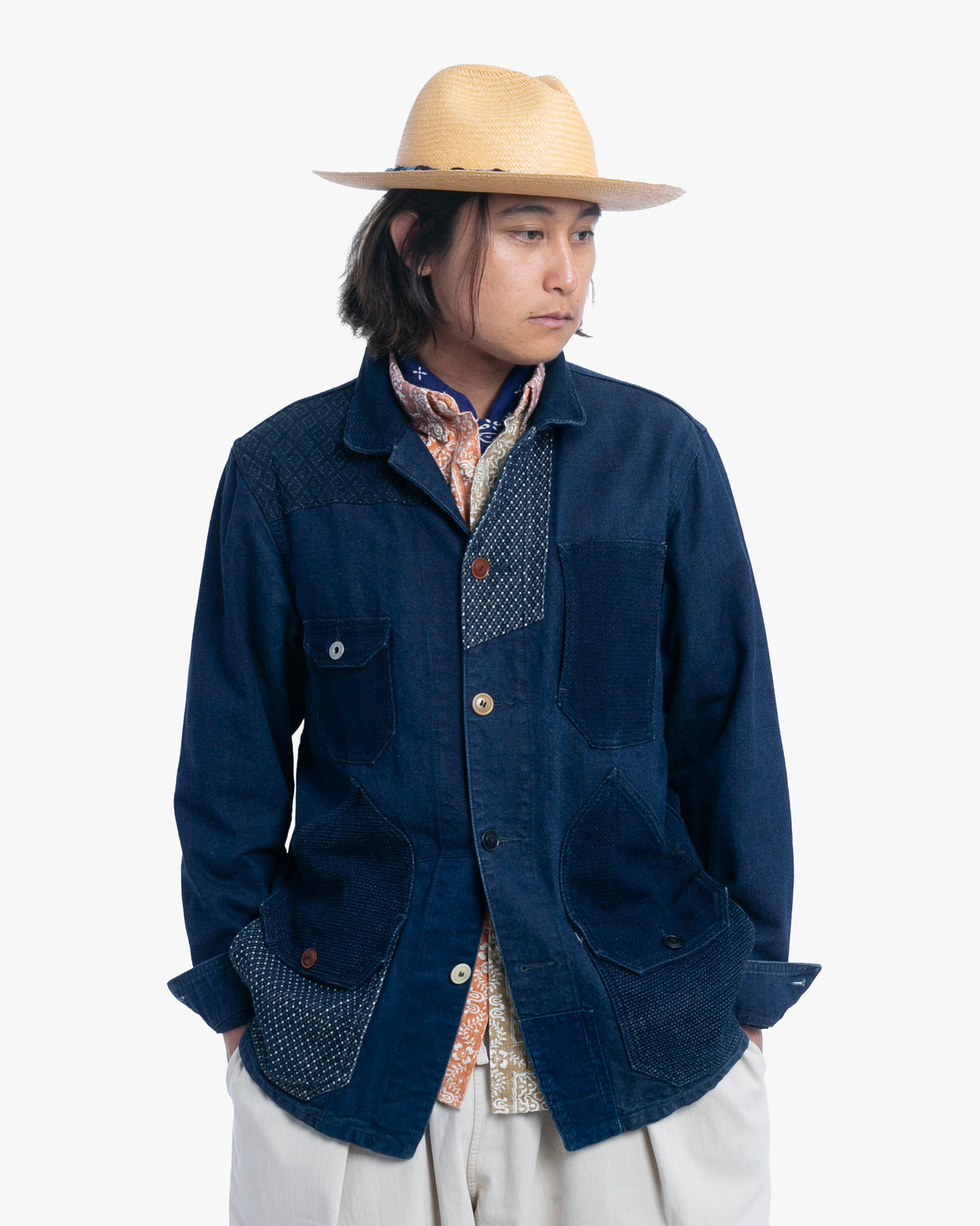 Japanese Repro Jacket, FDMTL, XL, Dark Wash Denim