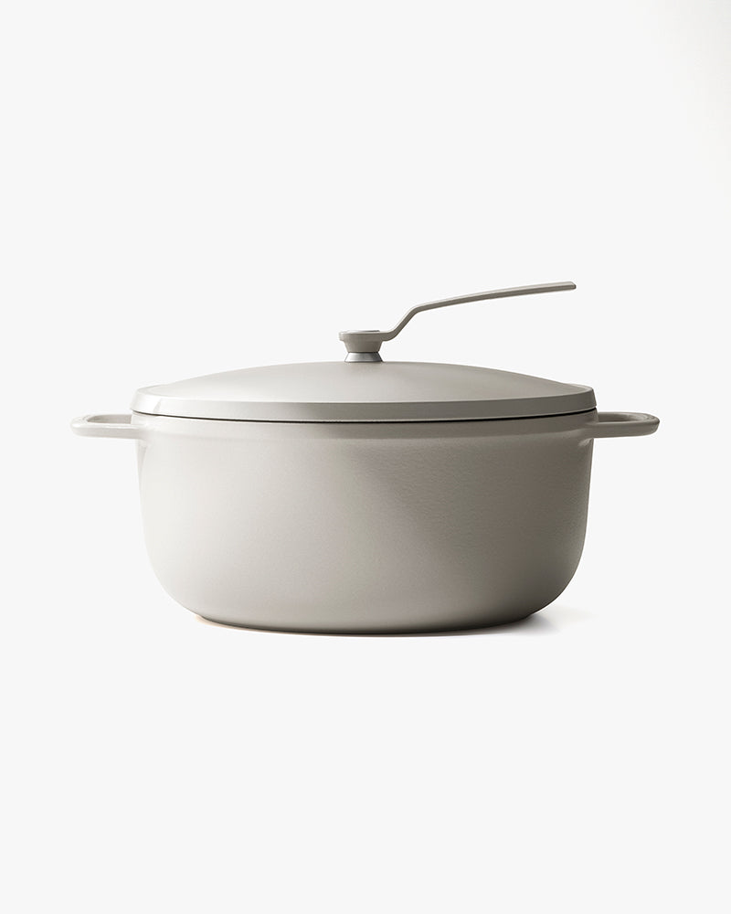 Oven Pot 2.0, Vermicular, Standing Handle, Matte Linen Beige, 22cm