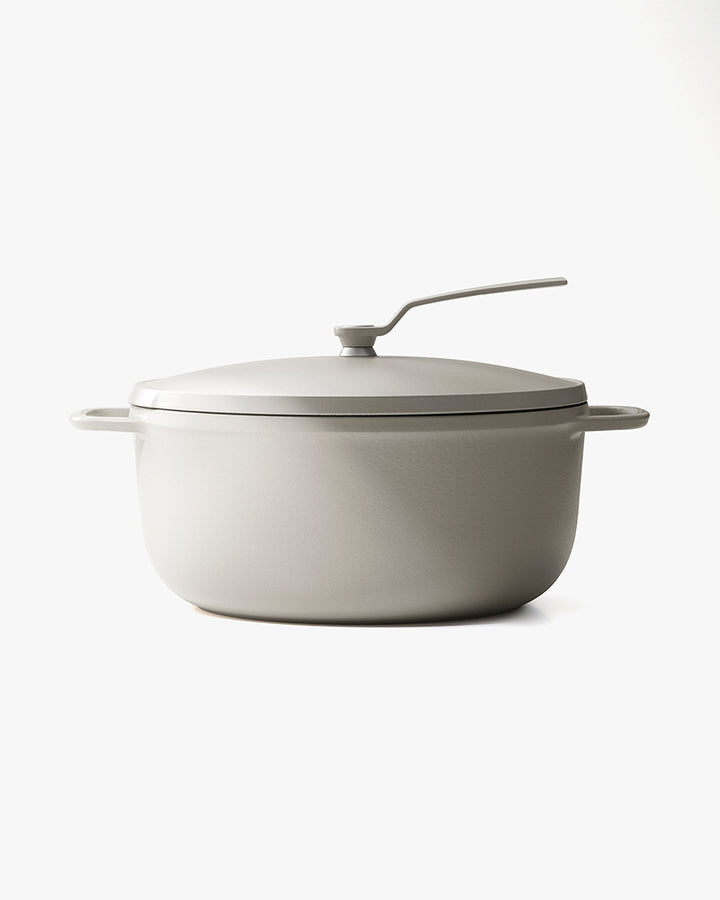 Oven Pot 2.0, Vermicular, Standing Handle, Matte Linen Beige, 22cm