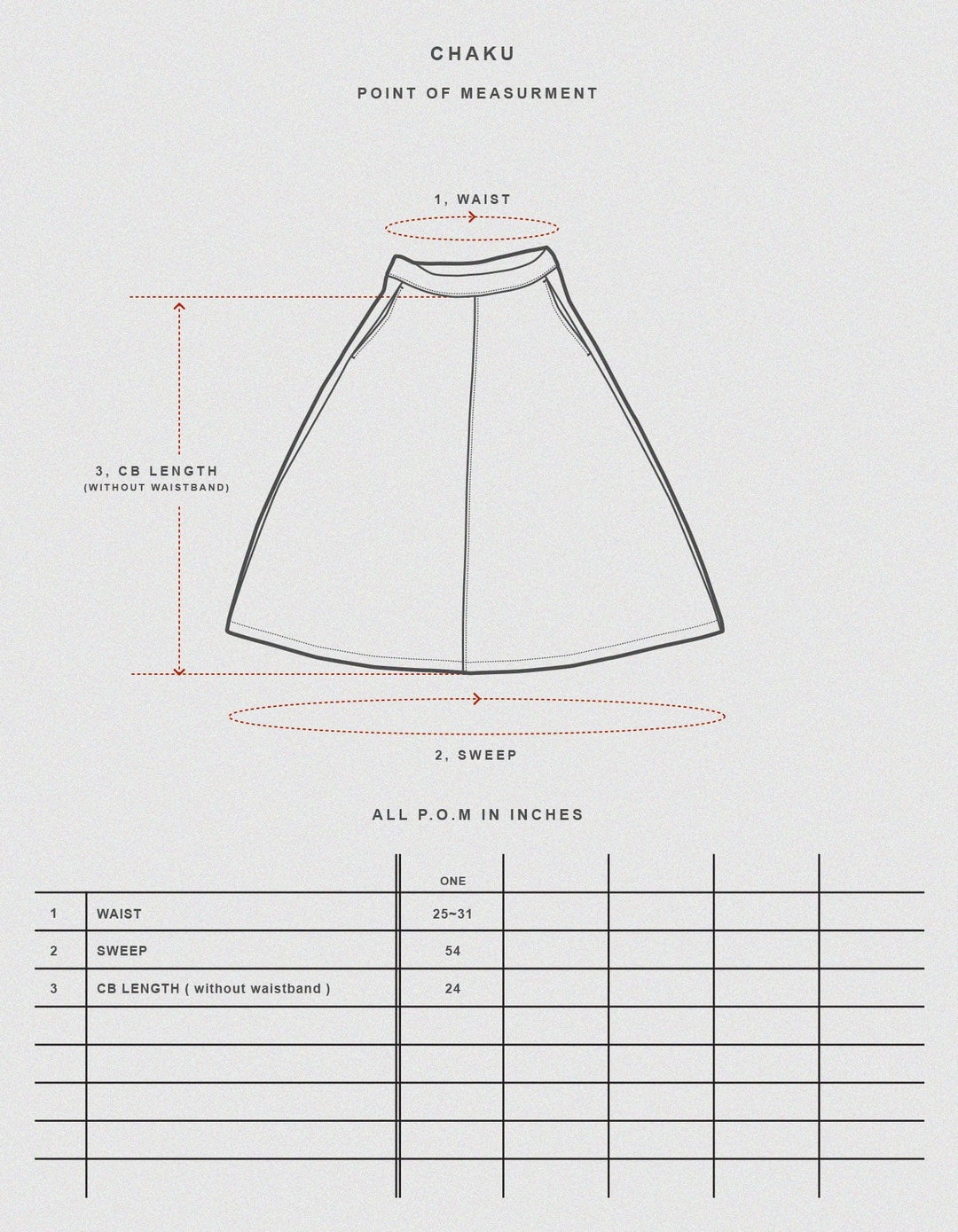 Prospective Flow Wrap Skirt, Kyu, Red Wine Herringbone