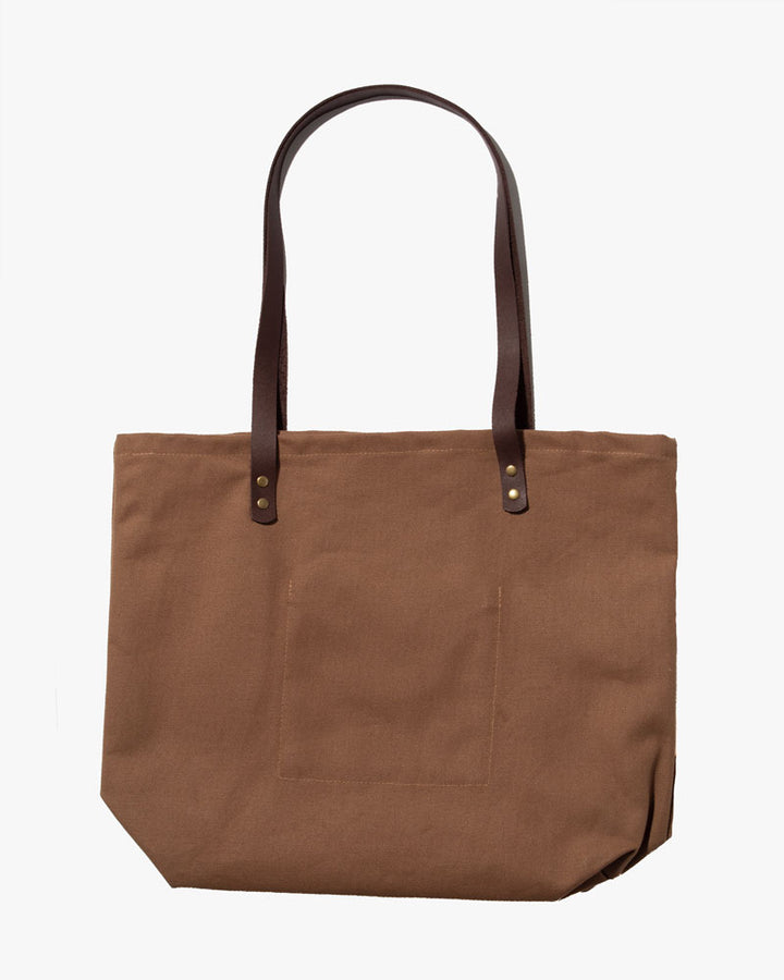 Kiriko Original Large Tote Bag, Canvas, Brown Bear