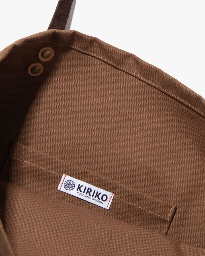 Kiriko Original Large Tote Bag, Canvas, Brown Bear