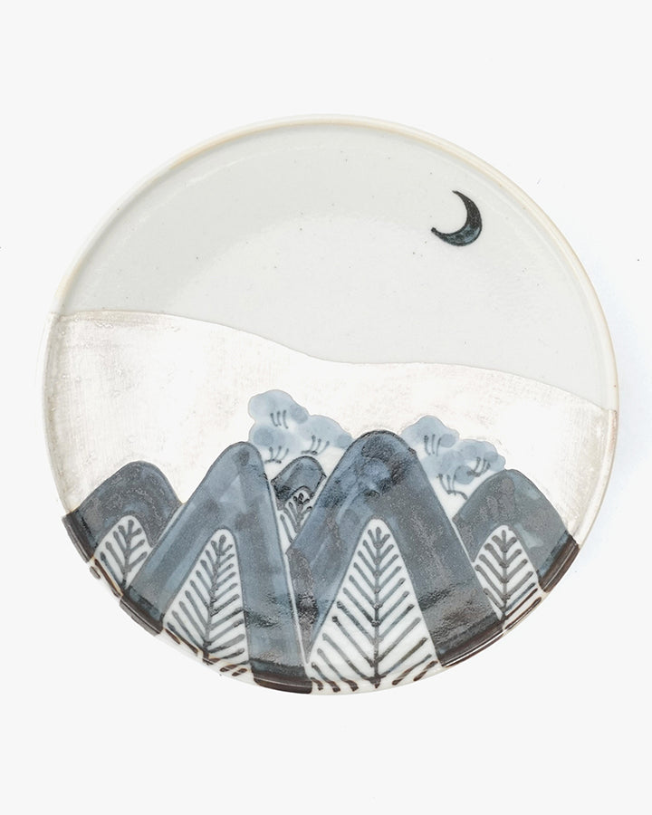 Gyokuyu, Yonsun Plate, Imari Ginsai Yamae Mikazuki