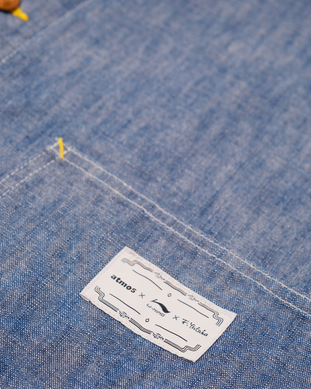 Japanese Repro Denim Coverall, L, Atmos x Li-Nin x F. Yataka, Medium Wash "Gymnastics"