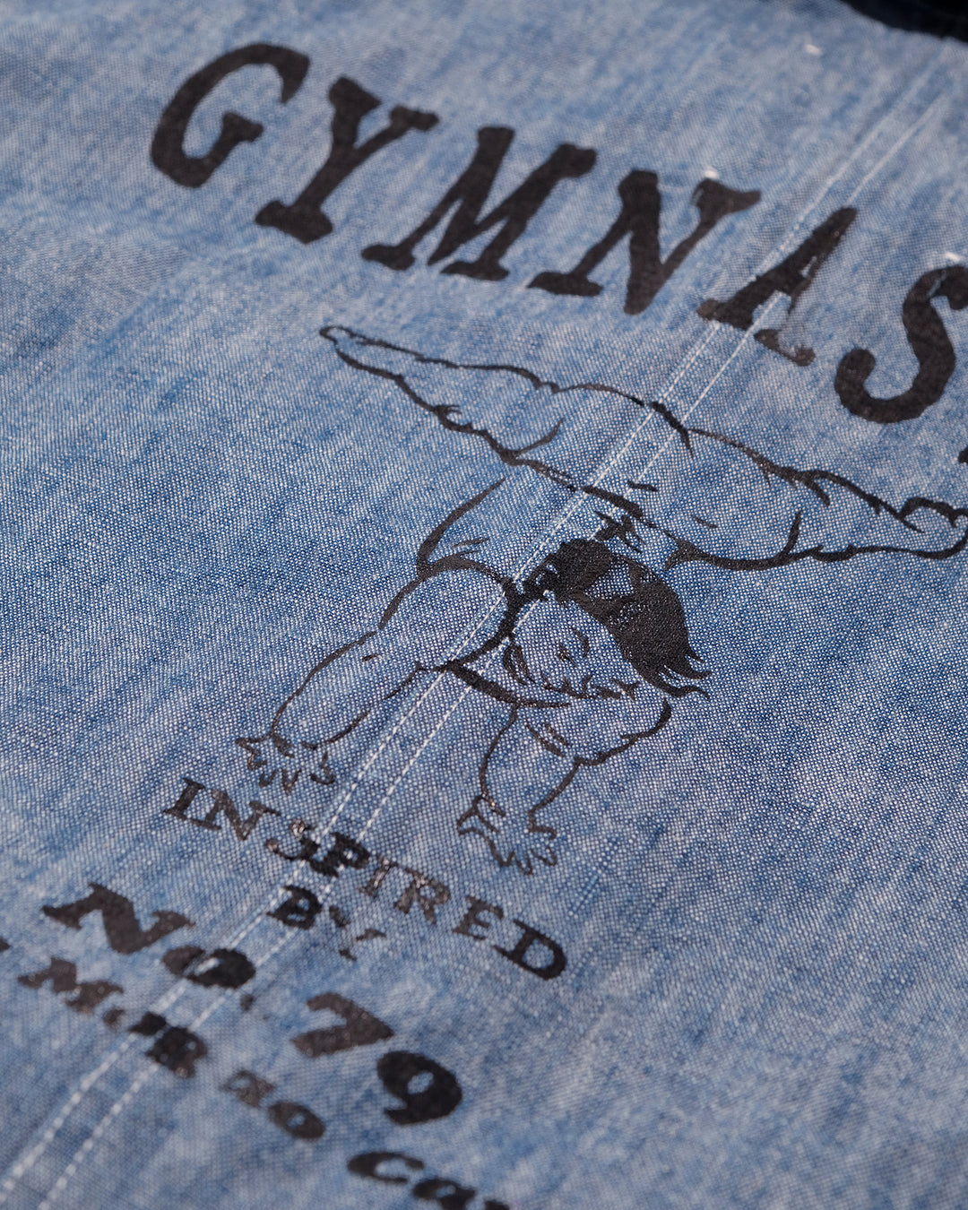 Japanese Repro Denim Coverall, L, Atmos x Li-Nin x F. Yataka, Medium Wash "Gymnastics"