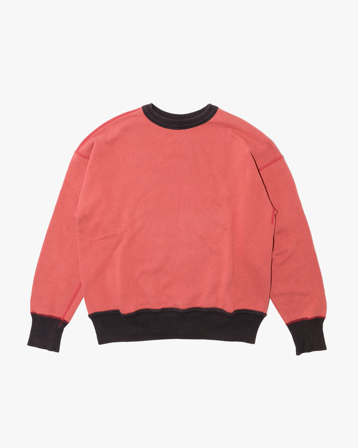 Japanese Repro Long-Sleeve Shirt, XL, Warehouse &amp; Co, Burnt Orange with Brown Contrast Rib