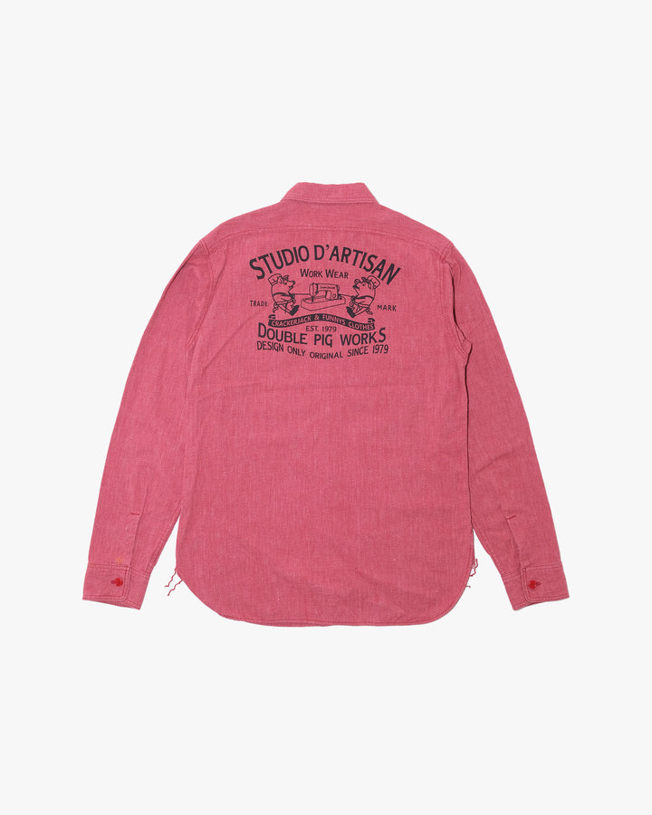 Japanese Repro Long-Sleeve Shirt, L, Studio D&