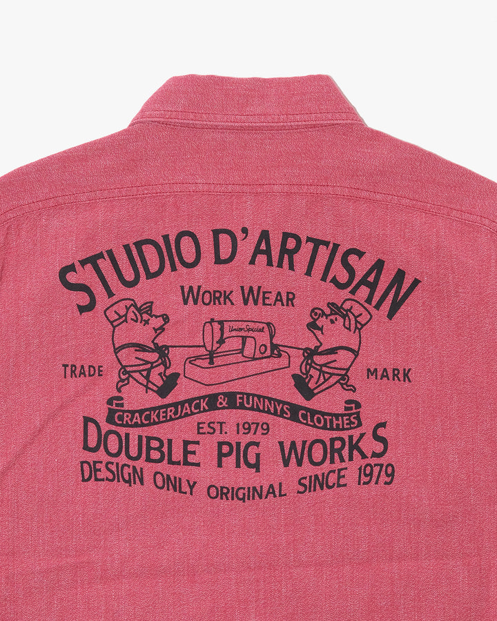 Japanese Repro Long-Sleeve Shirt, L, Studio D&