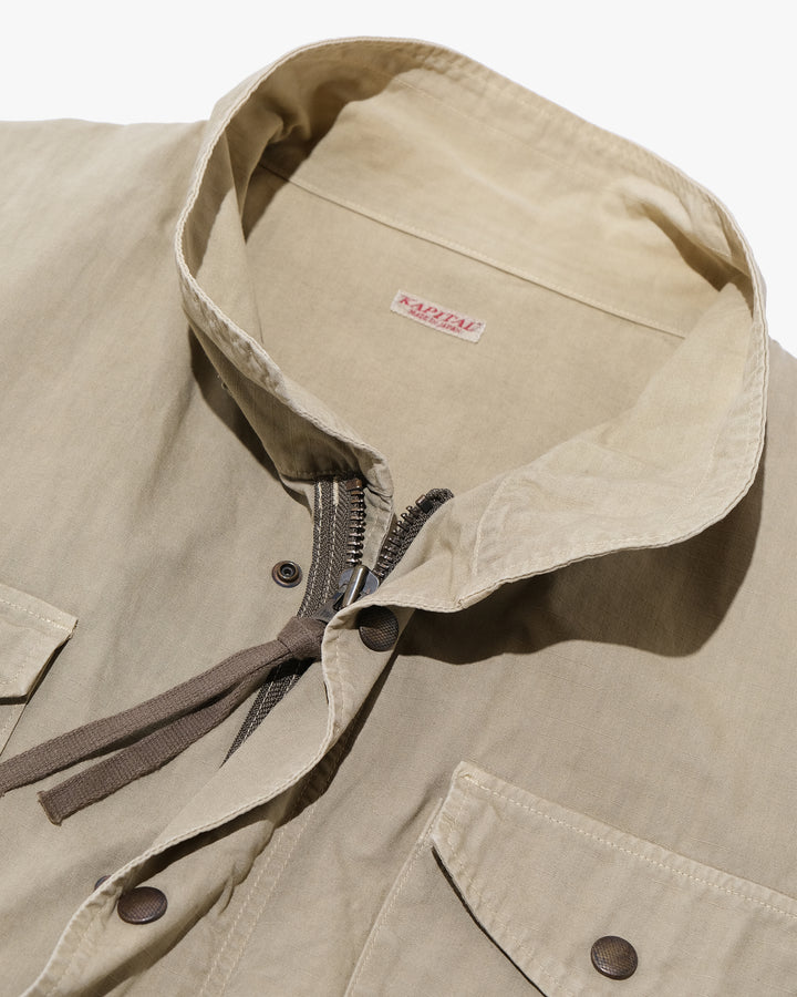 Japanese Repro Jacket, S, Kaptial, Field Jacket, Sand