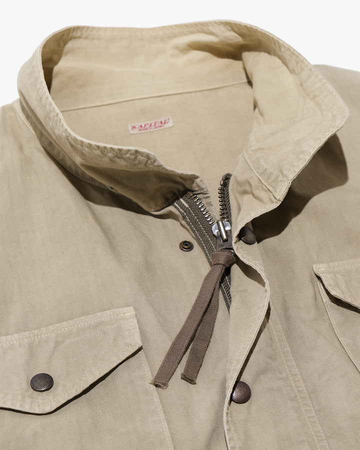 Japanese Repro Jacket, S, Kaptial, Field Jacket, Sand