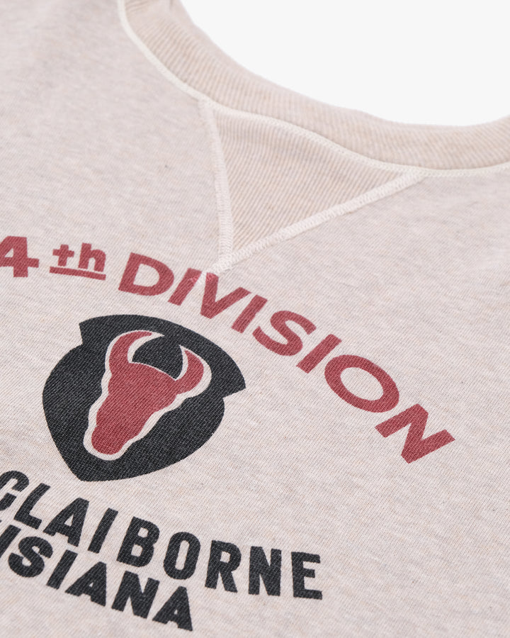 Japanese Repro Sweatshirt, L, Warehouse &amp; Co., Beige Double-V Collar