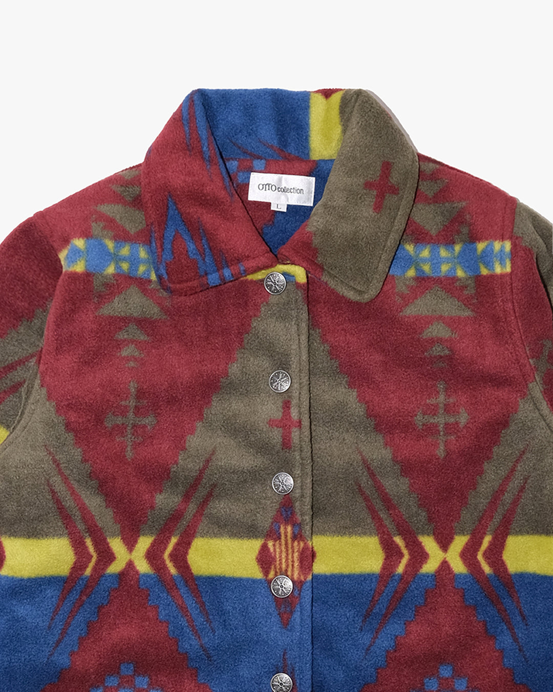 Japanese Repro Fleece Jacket, L, OTTO Collection, Native-pattern