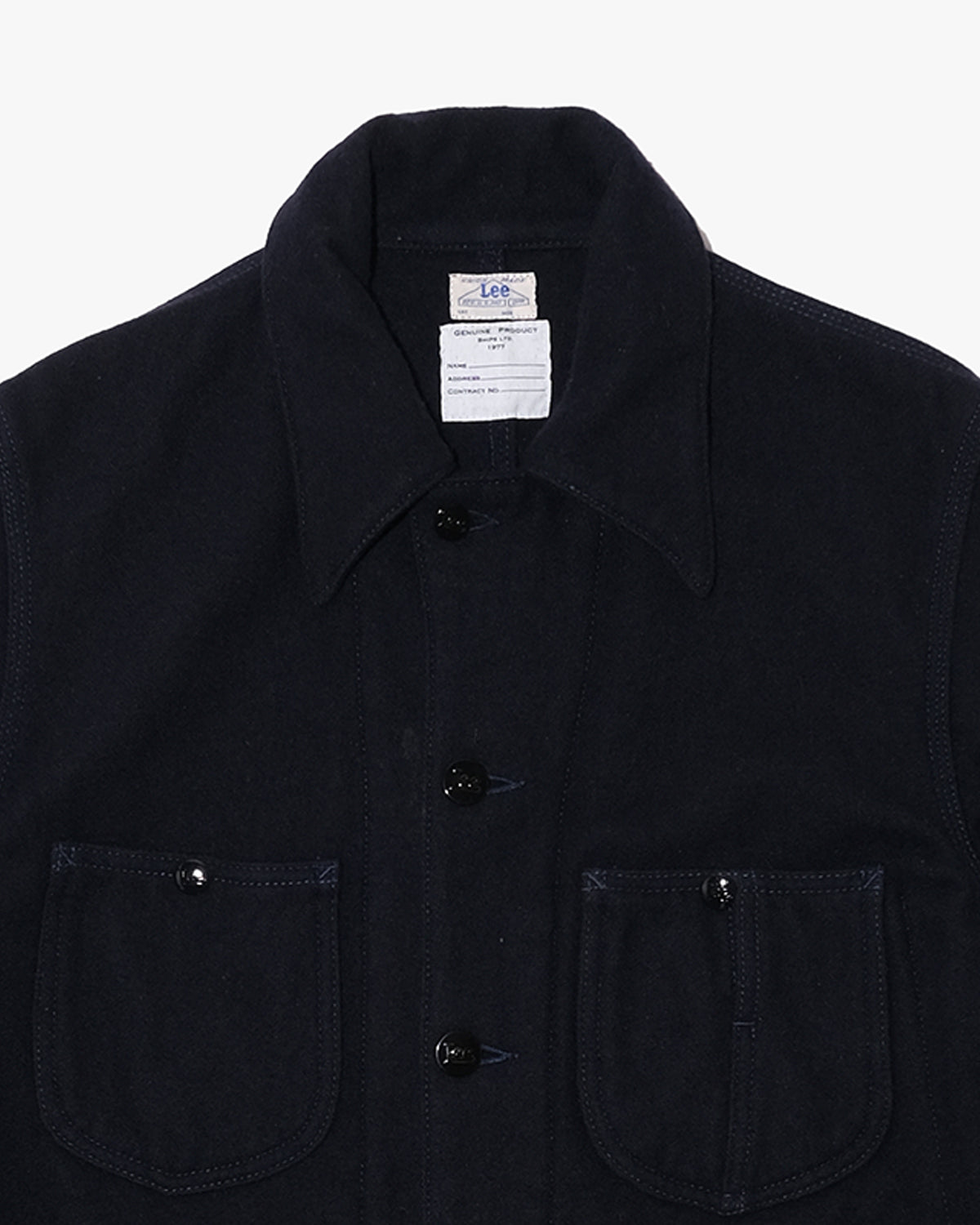 Japanese Repro Wool Coverall, M, Lee, Black