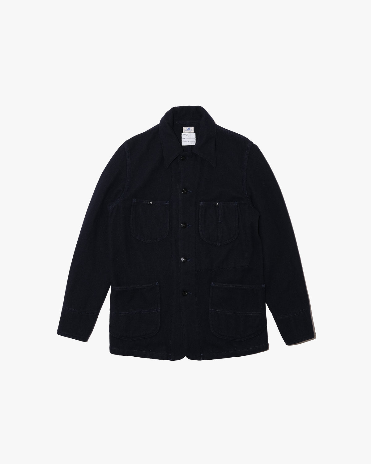 Japanese Repro Wool Coverall, M, Lee, Black