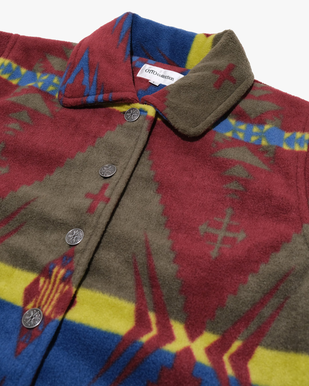 Japanese Repro Fleece Jacket, L, OTTO Collection, Native-pattern