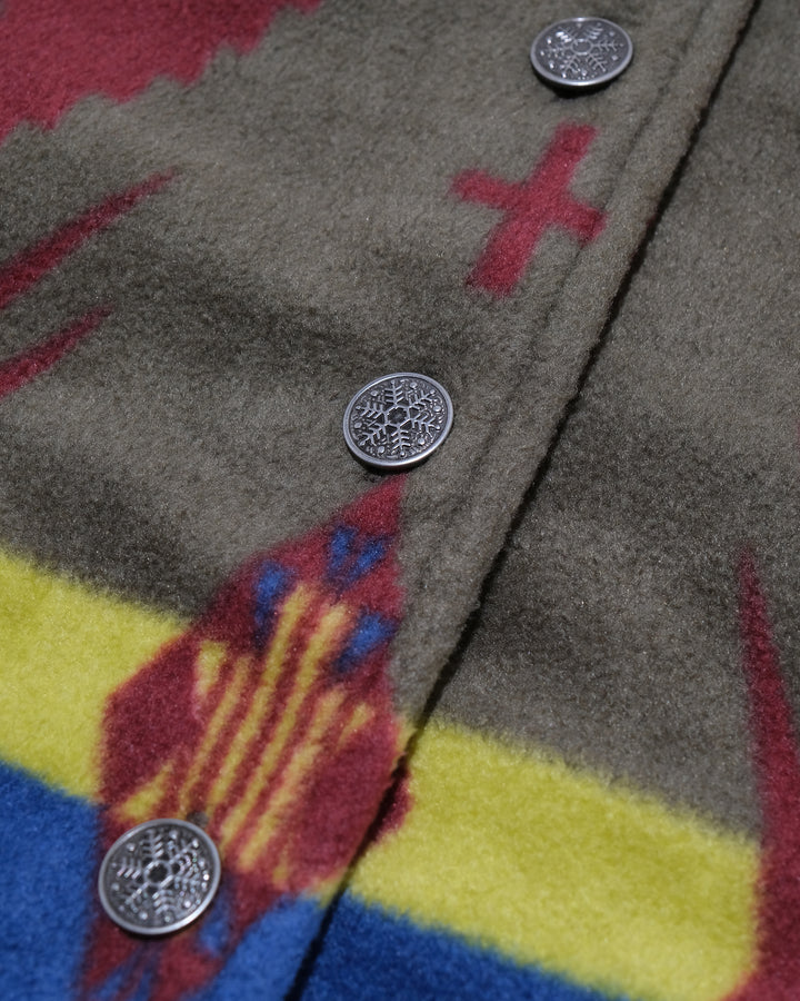 Japanese Repro Fleece Jacket, L, OTTO Collection, Native-pattern