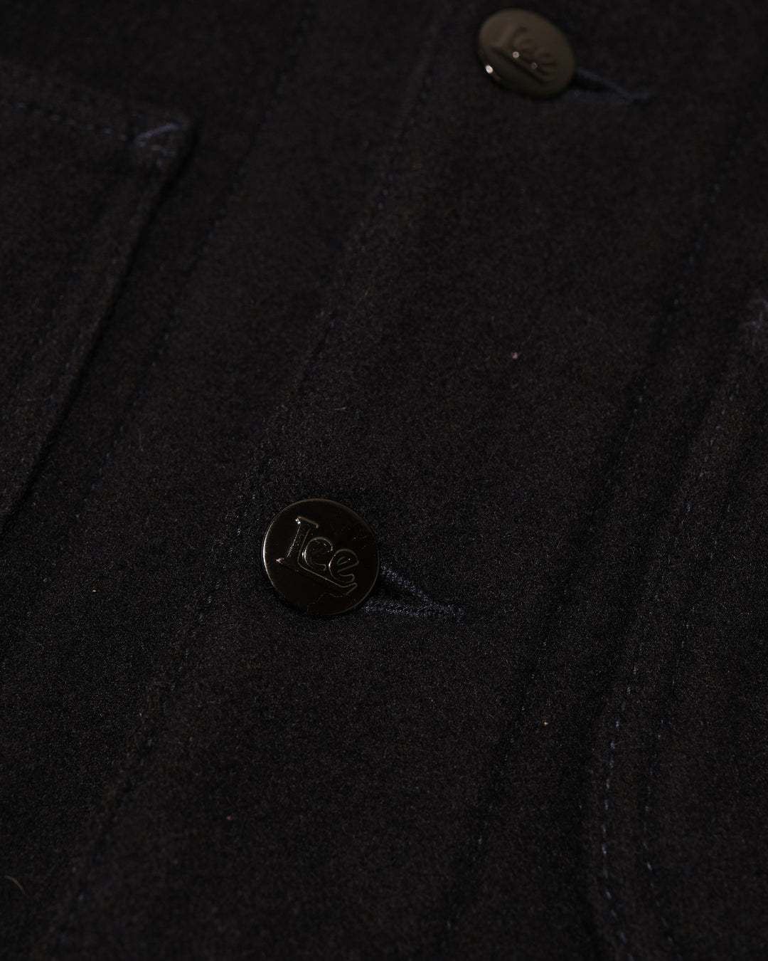 Japanese Repro Wool Coverall, M, Lee, Black