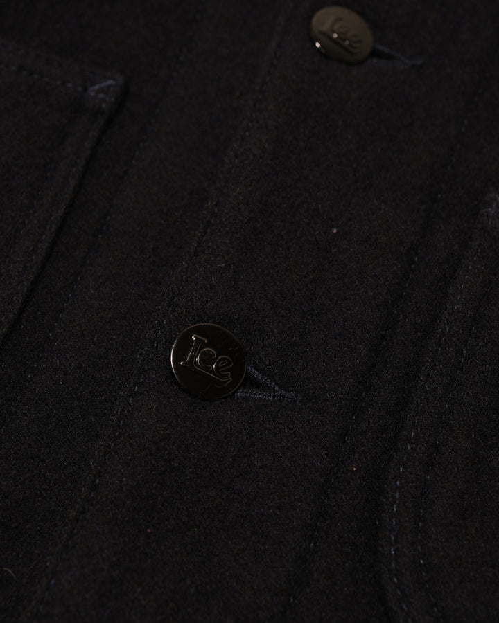 Japanese Repro Wool Coverall, M, Lee, Black