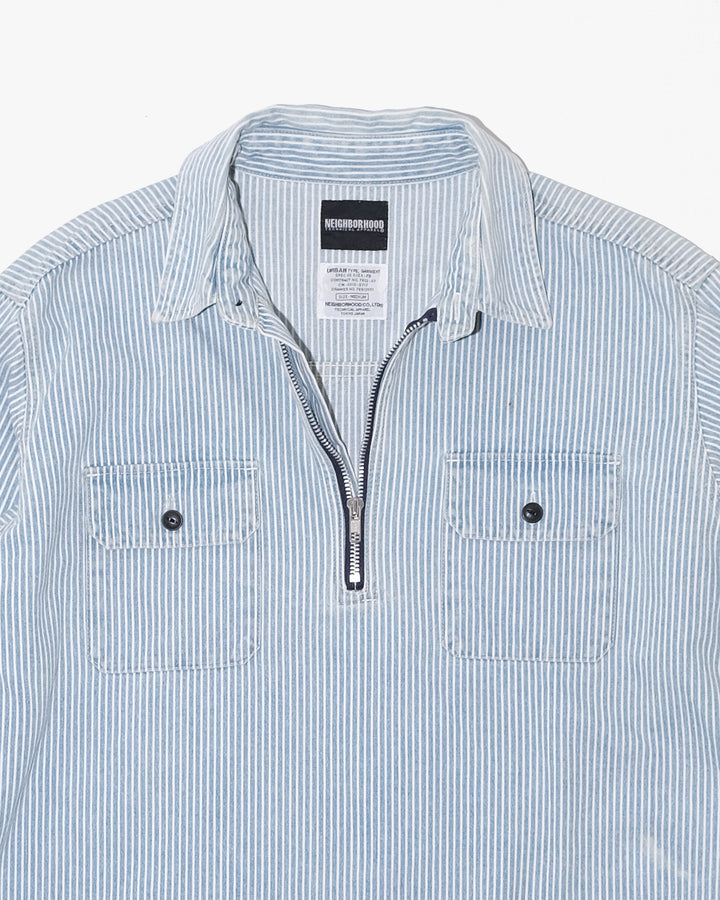 Japanese Repro Shirt, M, Neighborhood, Pullover Chambray Stripe