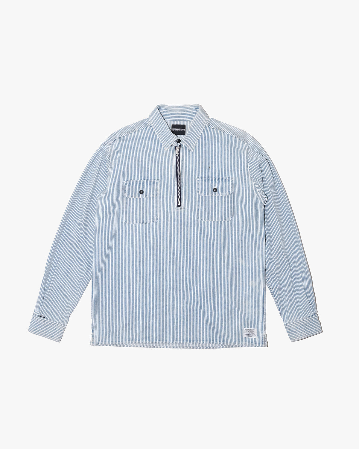 Japanese Repro Shirt, M, Neighborhood, Pullover Chambray Stripe