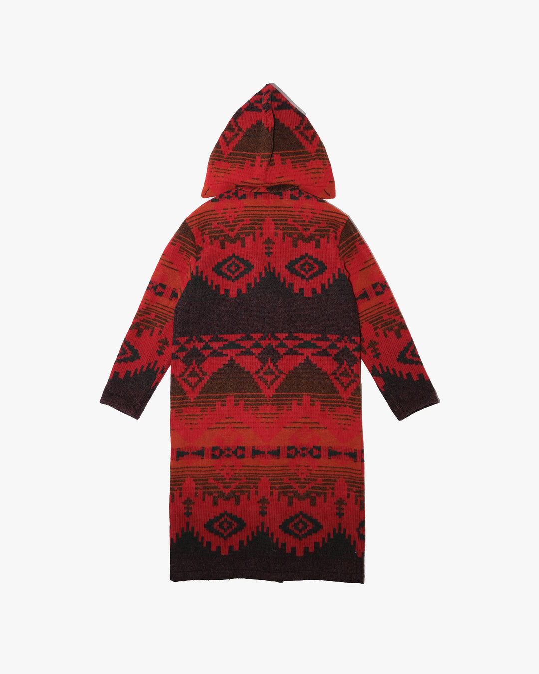Japanese Repro Hooded Coat, L, Woolrich, Red Native Pattern