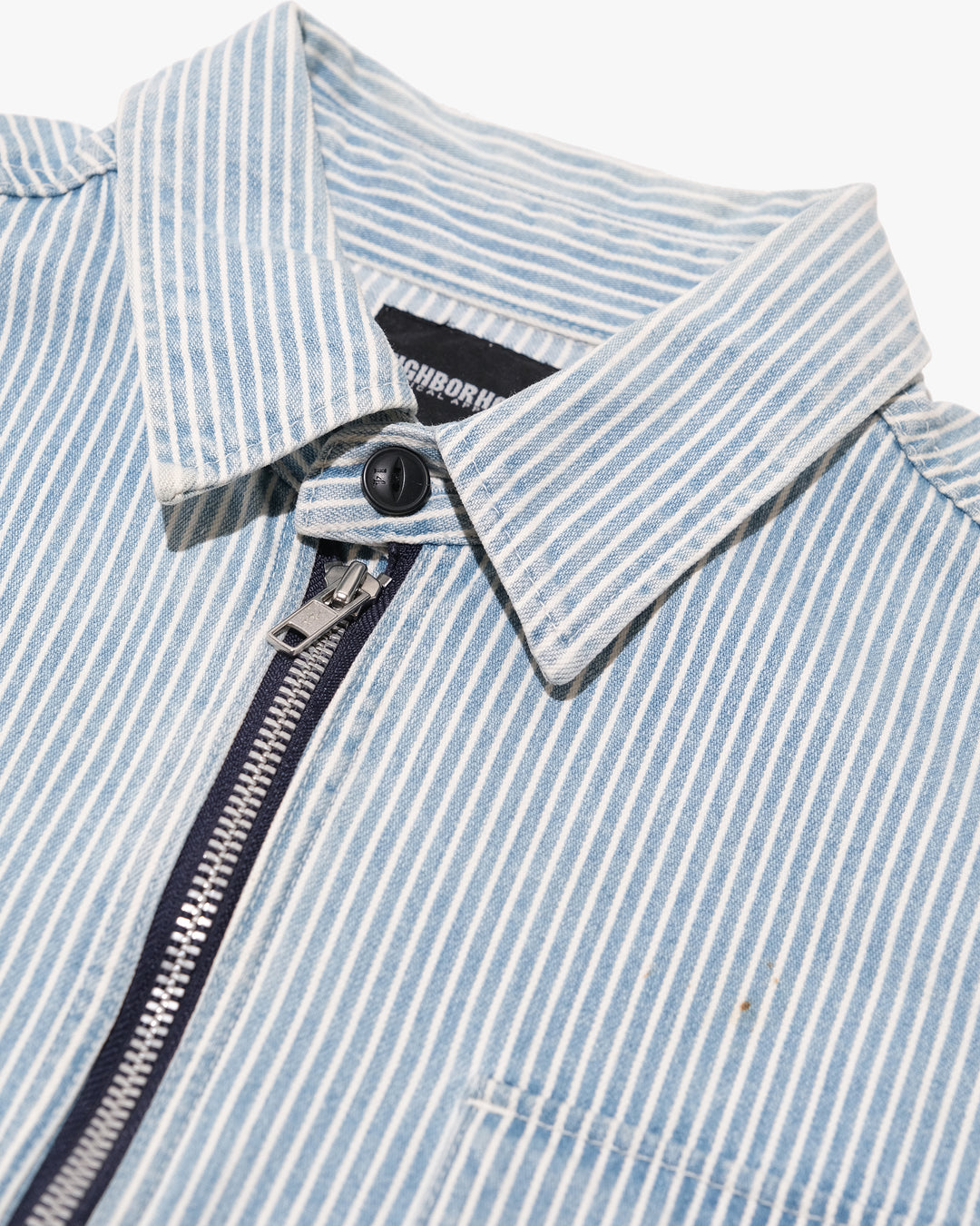 Japanese Repro Shirt, M, Neighborhood, Pullover Chambray Stripe