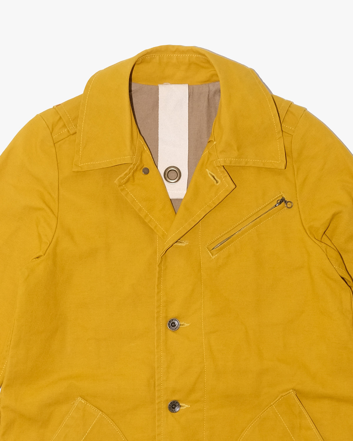 Japanese Repro Coat, S, John Bull, Yellow Cotton