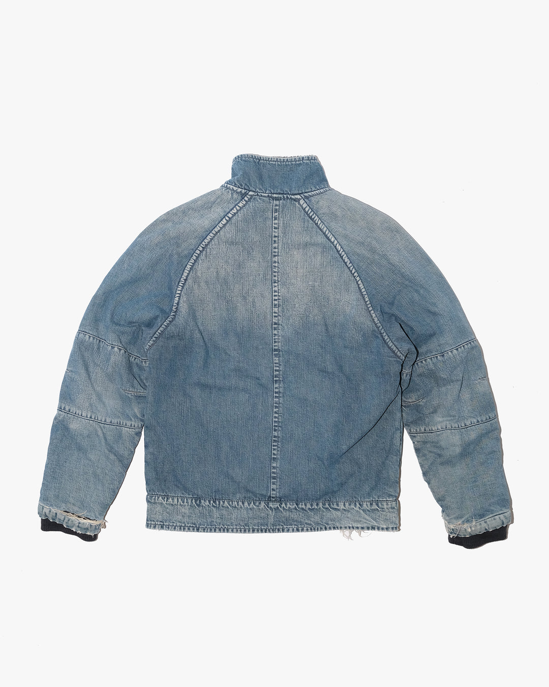 Japanese Repro Denim Jacket, M, John Bull, Light Wash Blue with Fleece Lining