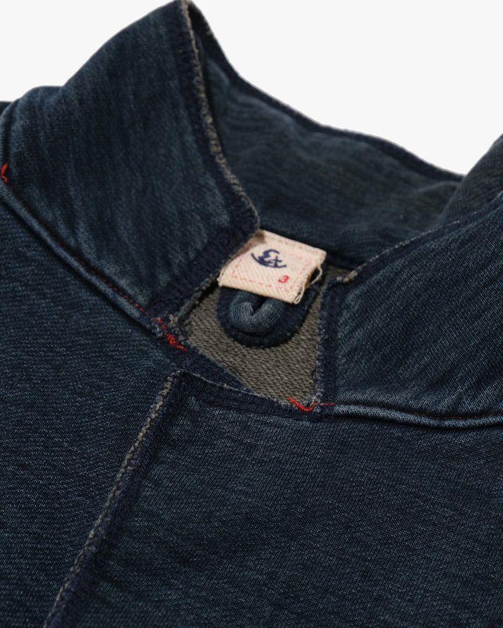 Japanese Repro Cotton Chore Jacket, L, Eternal, Indigo-dyed