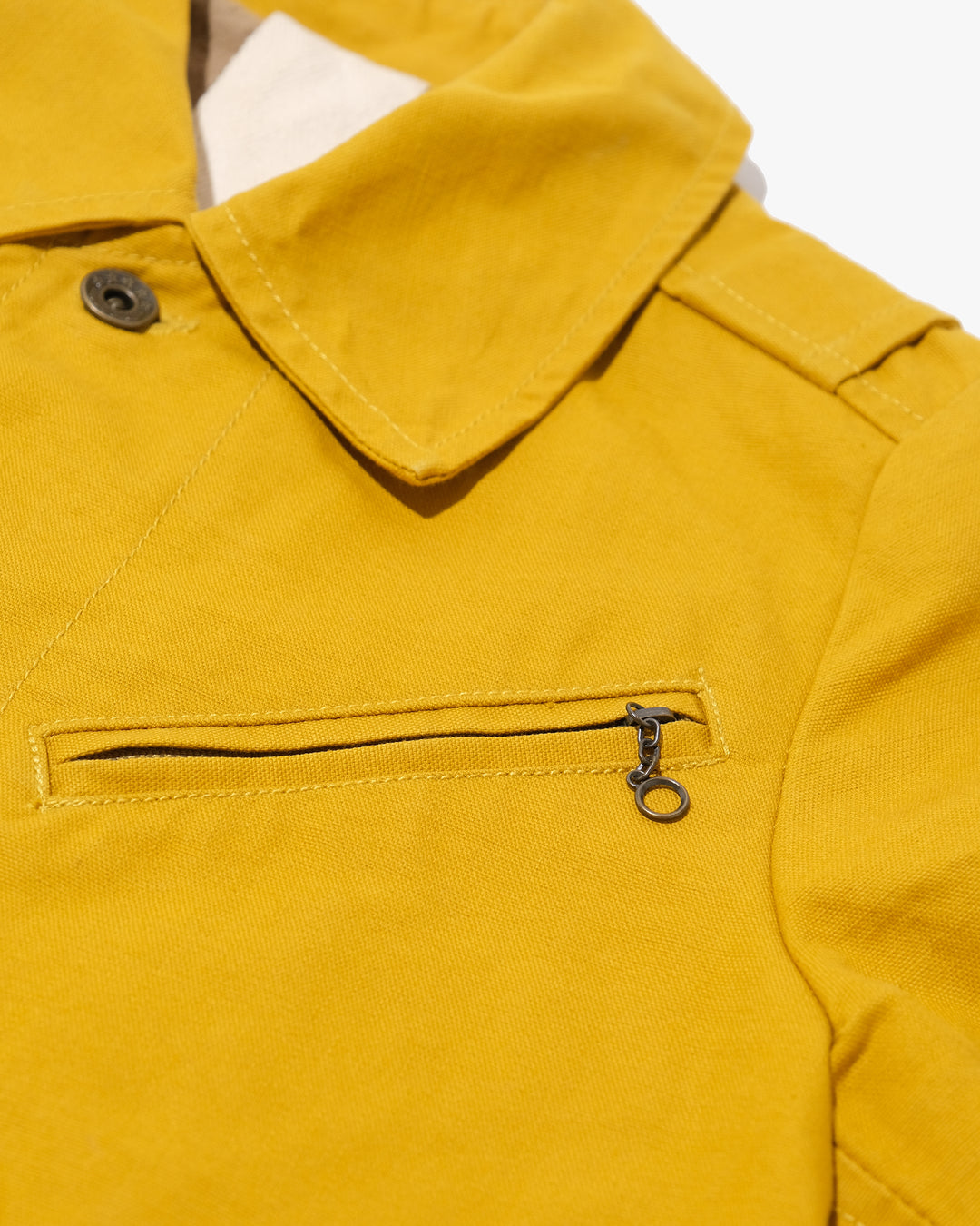 Japanese Repro Coat, S, John Bull, Yellow Cotton