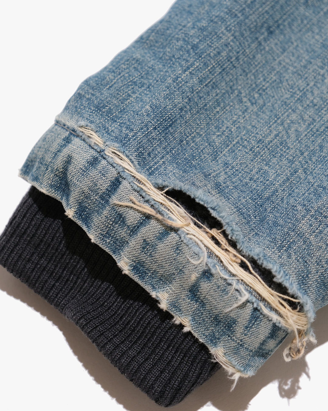 Japanese Repro Denim Jacket, M, John Bull, Light Wash Blue with Fleece Lining
