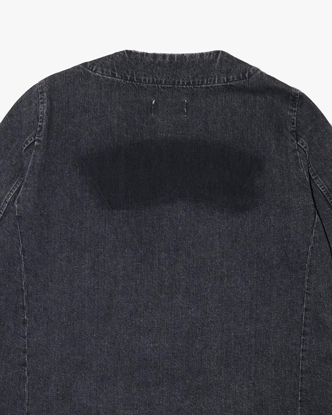 Japanese Repro Denim Coat, 44, KIDILL, Black Collarless
