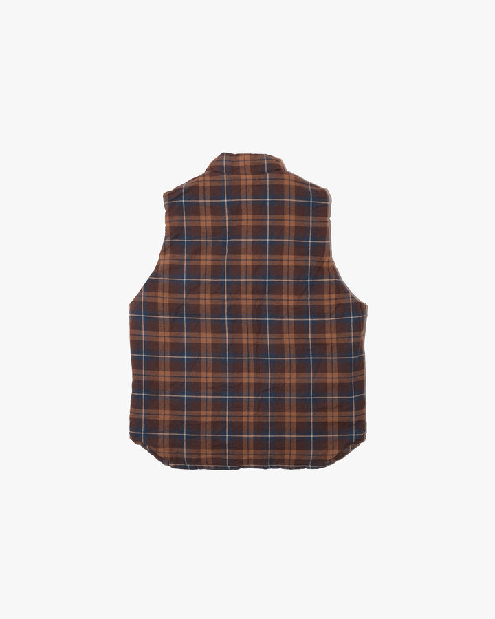 Japanese Repro Vest, L, Grn Outdoor, Reversible 60/40 Block Vest