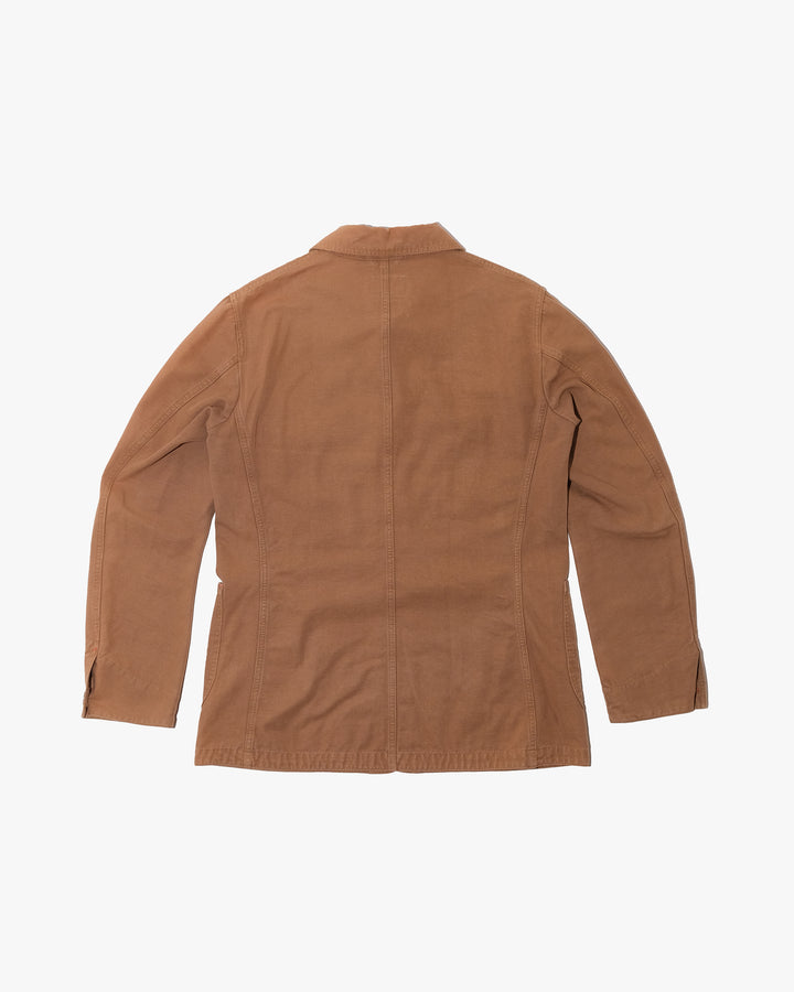 Japanese Repro Scottside Work Jacket, M, Inapt, Brown with Red Accents